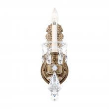  5069-76 - La Scala 1 Light 120V Wall Sconce in Heirloom Bronze with Clear Heritage Handcut Crystal