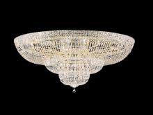  5897-40O - Petit Crystal Deluxe 36 Light 120V Semi-Flush Mount in Polished Silver with Optic Crystal