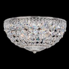  1560-76S - Petit Crystal 4 Light 110V Close to Ceiling in Heirloom Bronze with Clear Crystals From Swarovski?