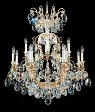  3772-48 - Renaissance 13 Light 120V Chandelier in Antique Silver with Clear Heritage Handcut Crystal