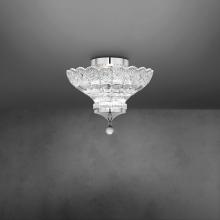  S2912-702H - Sterling 12in LED 3000K/3500K/4000K 120V-277V Flush Mount in Polished Chrome with Clear Heritage H