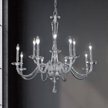  S9235-702O - Habsburg 12 Light 120V Chandelier in Polished Chrome with Optic Crystal