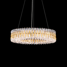 Schonbek 1870 RS8343N-401H - Sarella 12 Light 120V Pendant in Polished Stainless Steel with Heritage Handcut Crystal