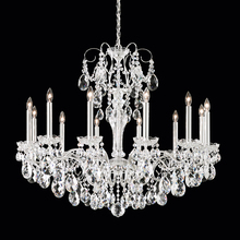  ST1849N-40H - Sonatina 12 Light 120V Chandelier in Polished Silver with Clear Heritage Handcut Crystal