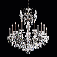  ST1852N-22H - Sonatina 14 Light 120V Chandelier in Heirloom Gold with Clear Heritage Handcut Crystal