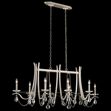 Schonbek 1870 VA8436N-48H - Vesca 8 Light 120V Chandelier in Antique Silver with Heritage Handcut Crystal