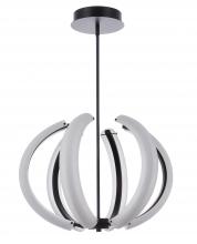  58890-FB-LED - Unwind Small LED Pendant in Flat Black