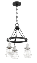  50623-FBBNK - 3 Light Chandelier