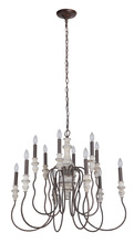  52812-CWFM - 12 Light Chandelier