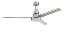 Craftmade MND54BNK3 - Mondo 54" 3-Blade Ceiling Fan in Brushed Polished Nickel w/ Brushed Polished Nickel Blades