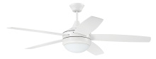 Craftmade PHZ52W5 - 52" Ceiling Fan w/ 5 Blades, LED Light Kit & Wall Control