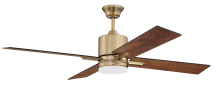 Craftmade TEA52SB4 - 52" Ceiling Fan w/Blades, LED Light Kit