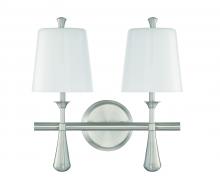  57402-BNK - Palmer 2 Light Vanity in Brushed Polished Nickel