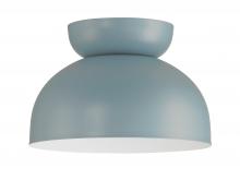  59181-DB - Ventura Dome 1 Light Flushmount in Dusty Blue