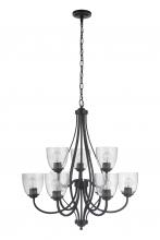  49929-ESP - Serene 9 Light Chandelier in Espresso