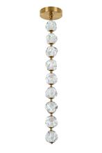  59492-SB-LED - Jackie 9 Light LED Pendant in Satin Brass