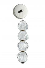  59460-PLN-LED - Jackie 4 Light LED Wall Sconce in Polished Nickel