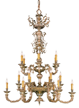  2618-OB - Novella 18 Light Olde Brass Chandelier