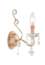  4521-CM-CLEAR - Crystorama Paris Market 1 Light Champagne Sconce II