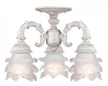  5223-AW - Paris Market 3 Light White Semi-Flush