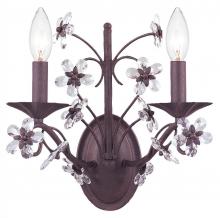  5402-DR - Crystorama Paris Market 2 Light Dark Rust Sconce II