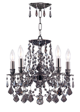  5545-PW-SS-MWP - 5 Light Pewter Mini Chandelier