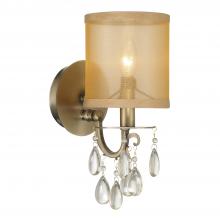  5621-AB - Hampton 1 Light Antique Brass Sconce