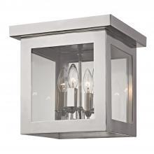  6050-PN - Brian Patrick Flynn Hurley 4 Light Polished Nickel Flush Mount