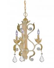  6603-CM-CL-MWP - Winslow 3 Light Optical Crystal Champagne Mini Chandelier II