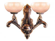  832-BZ - Crystorama 2 Light Bronze Sconce