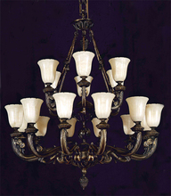  888-36-BZ - 18 Light Bronze Chandelier