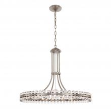  CLO-8899-BN - Clover 12 Light Brushed Nickel Chandelier