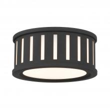  KEN-2200-BF - Kendal 2 Light Black Forged Flush Mount