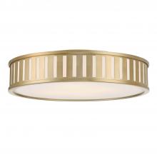  KEN-8305-VG - Kendal 4 Light Vibrant Gold Flush Mount