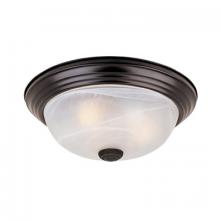 Designers Fountain 1257M-ORB-AL - Reedley 13.25" 2-Light Flush Mount