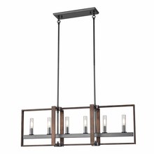  DVP30202GR+IW-CL - Blairmore 6 Light Linear