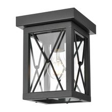  DVP43374BK-CL - County Fair Outdoor Flush Mount