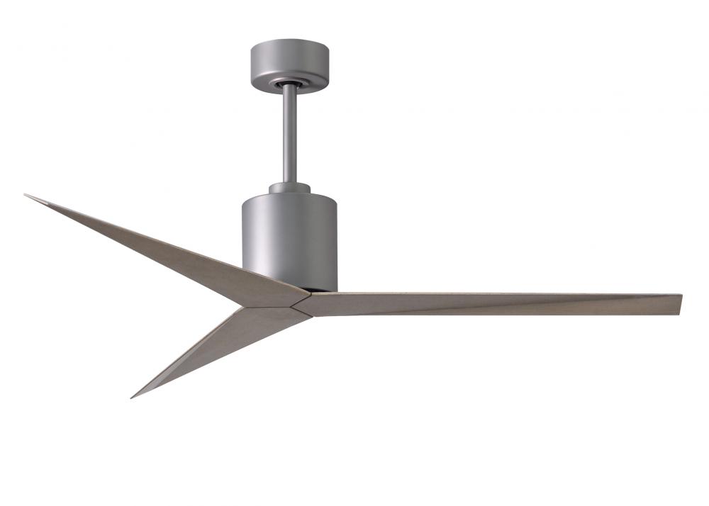 Eliza - Ceiling Fan - Brushed Nickel Finish - Gray Ash Tone Blades