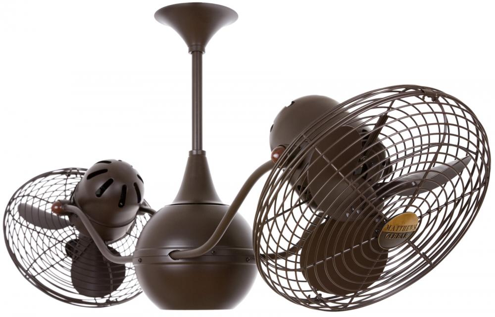 Vent Bettina - Rotational Ceiling Fan - Bronzette Finish - Metal Blades