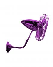  BP-LTPURPLE-MTL - Bruna Parede wall fan in Ametista (Purple) finish.