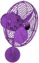  MP-LTPURPLE-MTL - Michelle Parede vintage style wall fan in Ametista (Purple) finish.