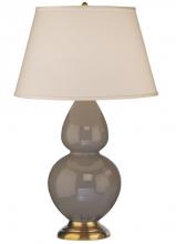  1748X - Smokey Taupe Double Gourd Table Lamp