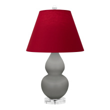 Robert Abbey MST53R - Matte Smokey Taupe Small Double Gourd Accent Lamp