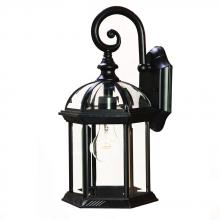  5271BK - Dover Collection Wall-Mount 1-Light Outdoor Matte Black Light Fixture