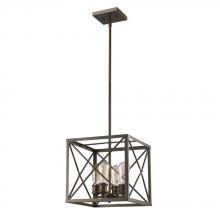  IN21121ORB - Brooklyn Indoor 4-Light Pendant In Oil Rubbed Bronze