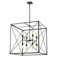  IN21127ORB - Brooklyn 8-Light Oil-Rubbed Bronze Pendant