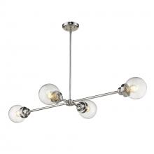  IN21222PN - Portsmith 4-Light Polished Nickel Island Pendant