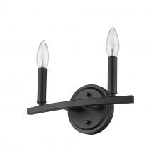  IN41154BK - Sawyer 2-Light Matte Black Vanity