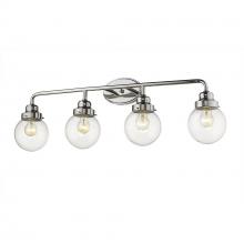  IN41227PN - Portsmith 4-Light Polished Nickel Vanity