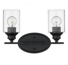  IN41451BK - Gemma 2-Light Matte Black Vanity